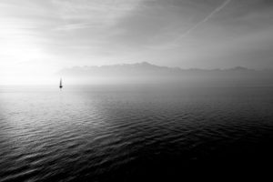 single sailboat - where are you god